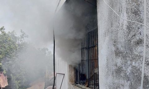 Dörtyol'da Müstakil Evde Yangın