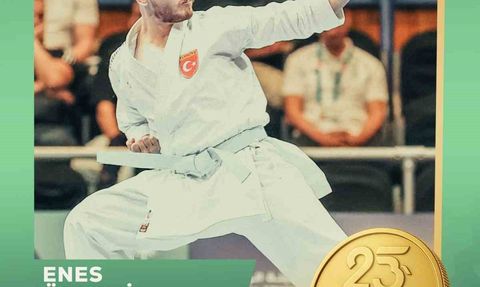 Enes Özdemir, 6. İslami Dayanışma Oyunları'nda Altın Madalya Kazandı