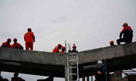 Erzincan'da Gerçekleştirilen Deprem Tatbikatı