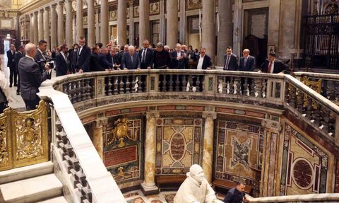 Filistin Devlet Başkanı Abbas'ın Papa 14. Leo ile Görüşmesi