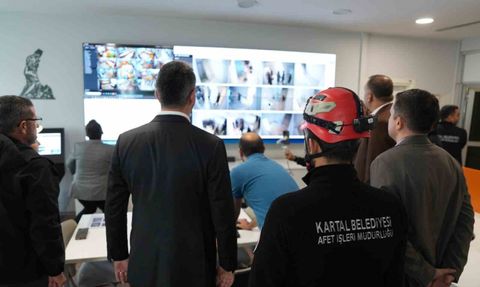 Kartal Belediyesi'nde Başarılı Deprem Tatbikatı