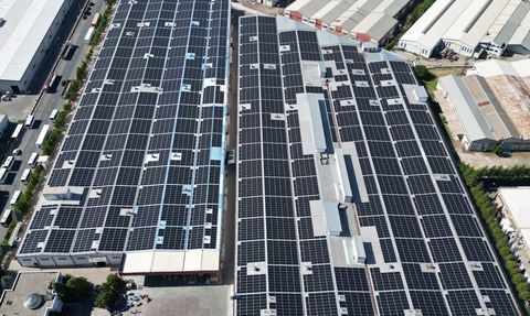 Kayseri'de Güneş Enerji Santrali Kuruldu