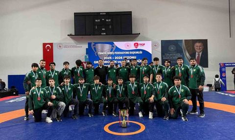 Kayseri Şekerspor Kulübü Grekoromen Güreş Yıldızlar Ligi'nde Şampiyon Oldu