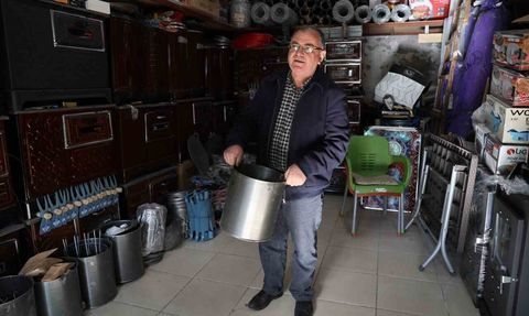 Kırşehir Uzun Çarşı’da Sobanın Yükselen Satışları