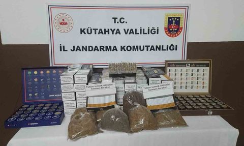 Kütahya'da Kaçak Tütün Operasyonu