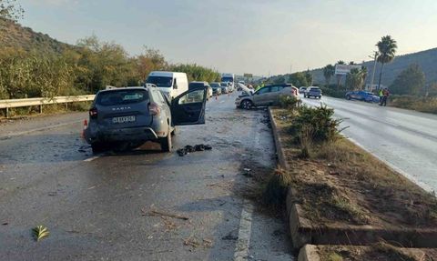 Milas-Bodrum Yolunda Zincirleme Kaza: İki Yaralı