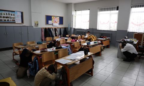 Öğrencilere Afet Bilinci Eğitimi Verildi