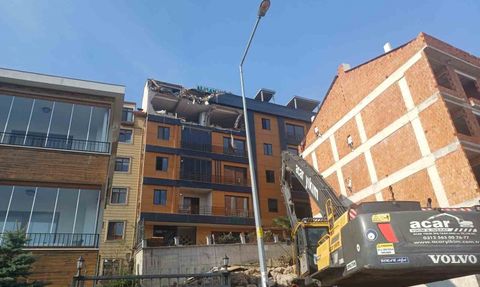 Ordu'da Riskli Bina İçin Yıkım Çalışmaları Başladı