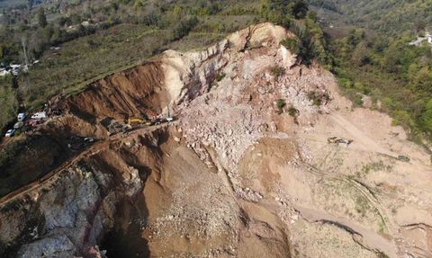 Ordu'da Taş Ocağında Göçük: Arama Çalışmalarına Ara Verildi