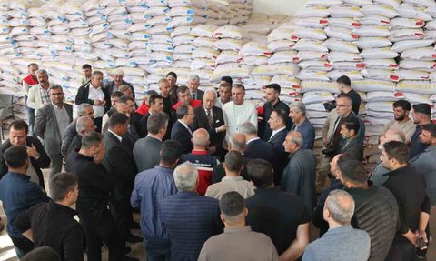 Siirt'te 203 Ton Kırmızı Mercimek Çiftçilere Dağıtıldı