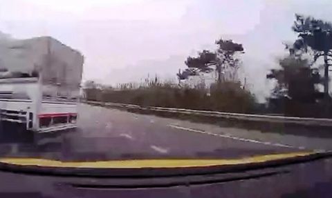 Taksi Şoförünün Soğukkanlılığı Büyük Bir Kazayı Önledi