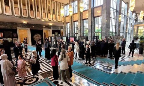 TBMM'de 'Hilalin Işığında' Sanat Sergisi Açıldı