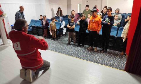 Tepebaşı Kızılay'dan Engelli Öğrencilere Afet Farkındalığı Seminerleri