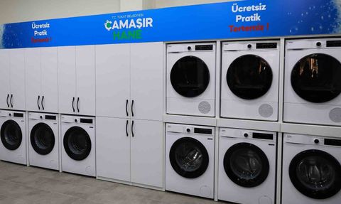 Tokat'ta Ücretsiz Çamaşır Yıkama Hizmeti Başlatıldı
