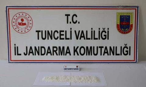 Tunceli'de Metamfetamin Operasyonu: 205 Gram Uyuşturucu Ele Geçirildi