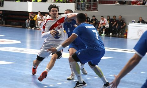 Türkiye Hentbol Takımı, Güney Kıbrıs'ı Farklı Geçti