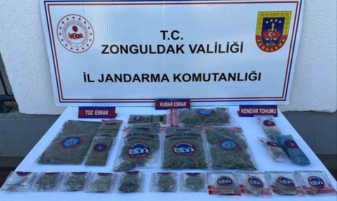 Zonguldak'ta Narkotik Operasyonları: 3 Gözaltı