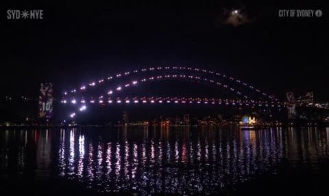 Avustralya 2026'ya Havai Fişek Gösterisiyle Girdi