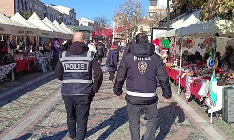 Edirne'de Yılbaşı Öncesi Güvenlik Önlemleri Artırıldı