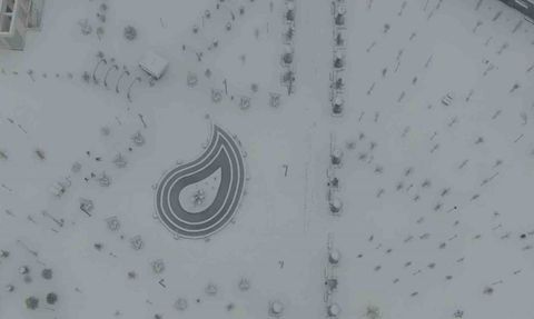 Gaziantep’te Kar Görüntüleri