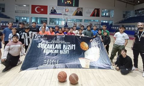 Hakkâri'de Sokak Basketbolu Tutkusu