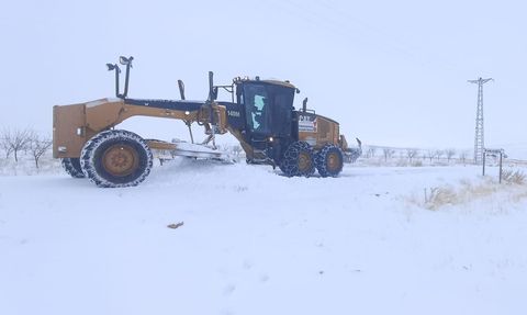 Kahramanmaraş'ta Karla Mücadele Devam Ediyor