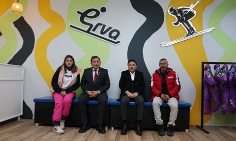 Kayseri'de ERVA Kar Fırtınaları Spor Okulu Açıldı