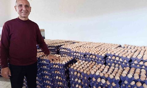 Kuşu Beldesi'nde Gelişen Yumurtacılık Sektörü