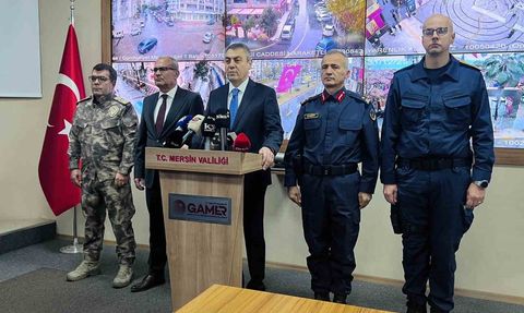 Mersin'de Yılbaşı Güvenlik Önlemleri Zirve Yaptı