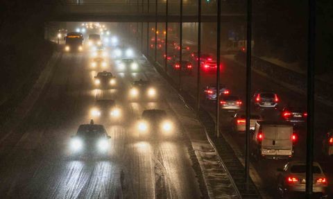 Polonya'nın Kuzeyinde Yoğun Kar Yağışı