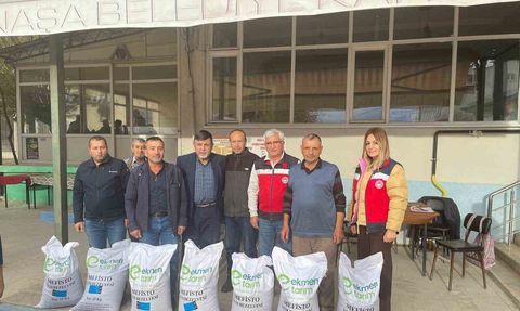 Simav'da 39 Üreticiye Yem Bezelyesi Tohumu Desteği