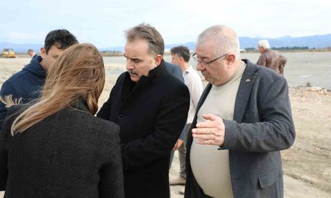 Edremit Kaymakamı Odabaş, Jeotermal Sera OTB Projesini İnceledi