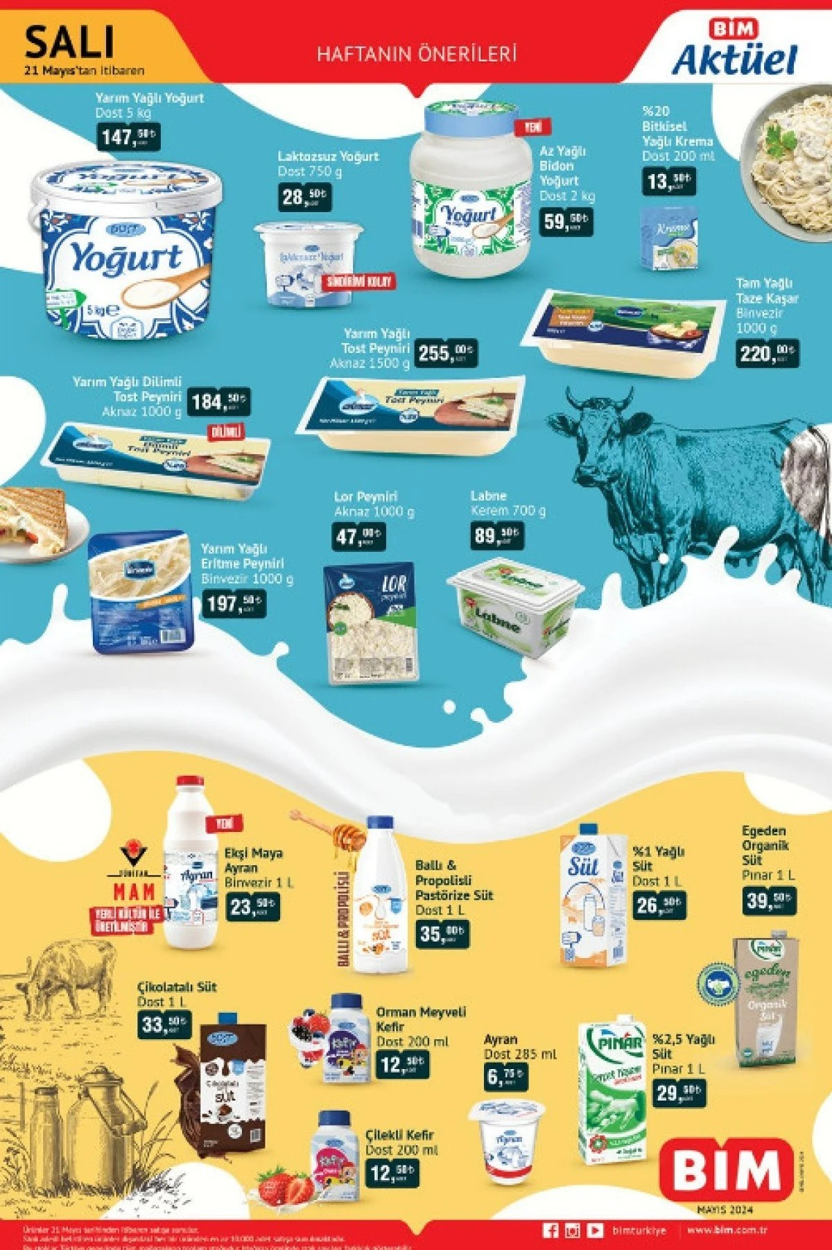 21 Mayıs tarihli BİM indirim kataloğu