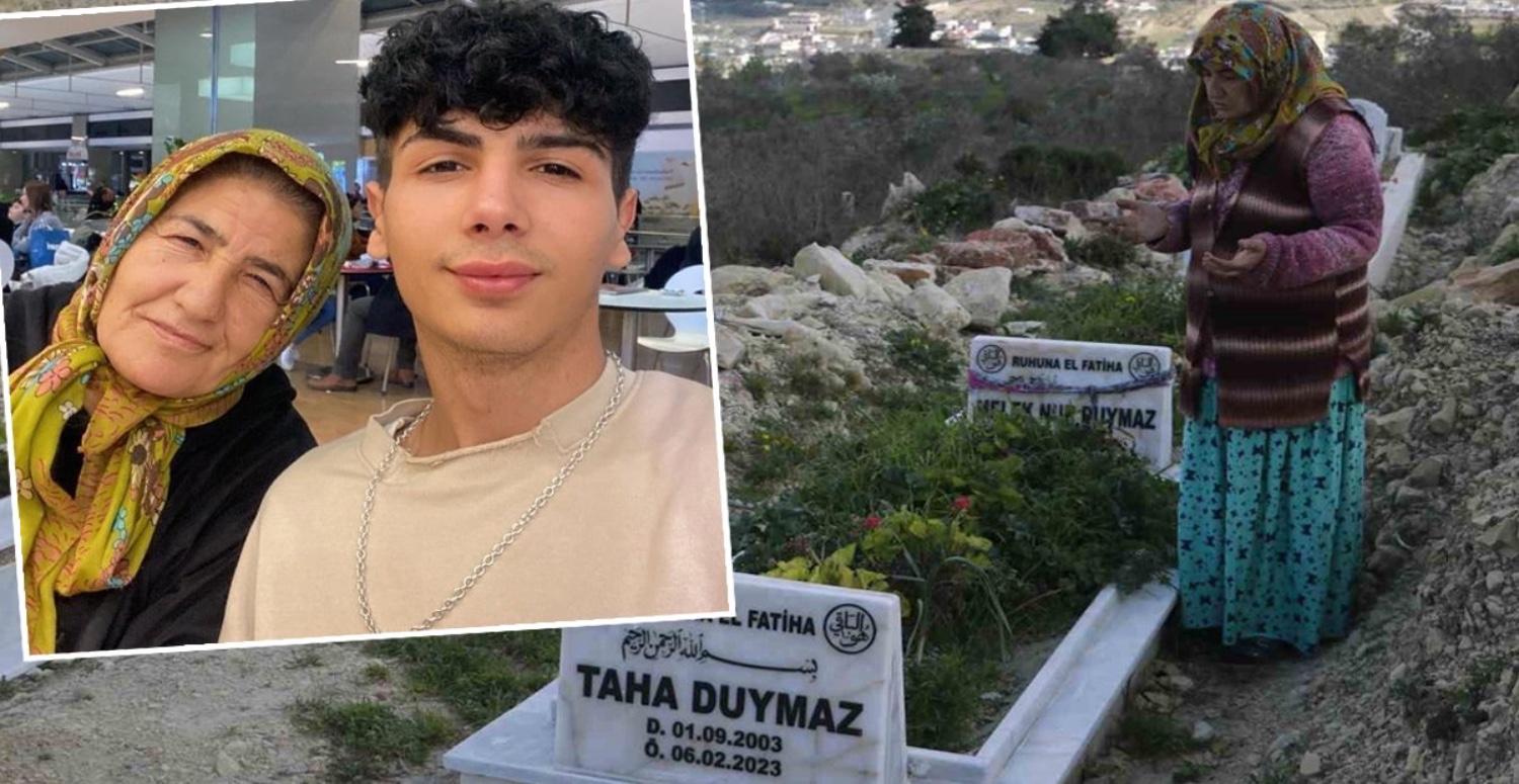 Hatay depreminde hayatını kaybeden Taha Duymaz'ın annesinden duygulandıran sözler