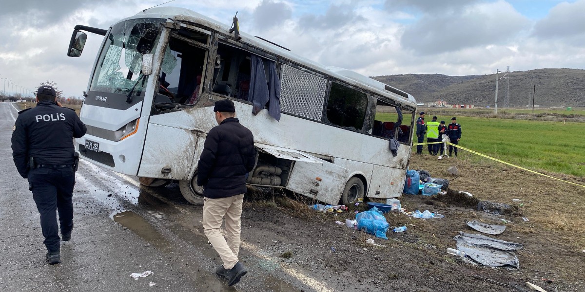 kayseri'de korkutan kaza