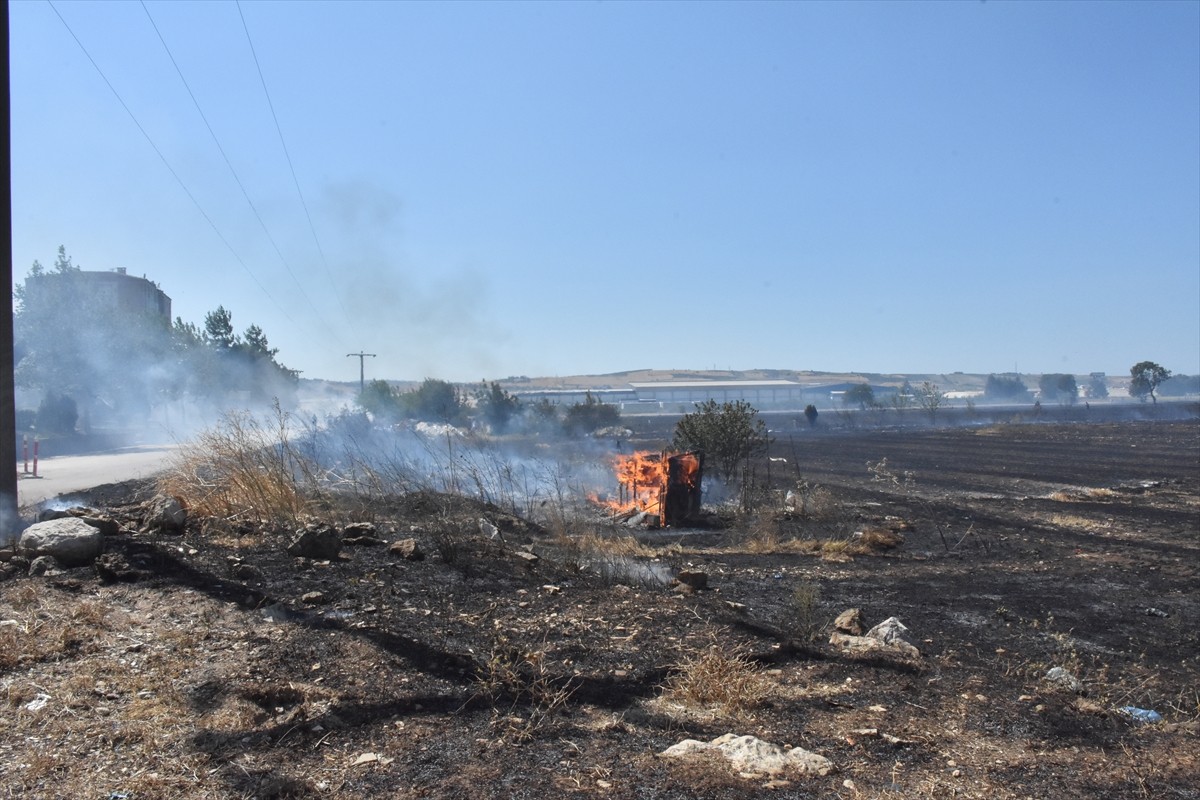 Bursa'nın Nilüfer ilçesinde yerleşim alanını tehdit eden anız yangını, ekiplerce kontrol altına...