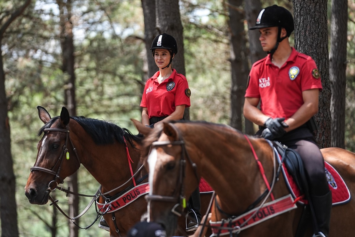 İstanbul Emniyet Müdürlüğüne bağlı ekipler, orman yangınlarıyla mücadele kapsamında Sultangazi'de...