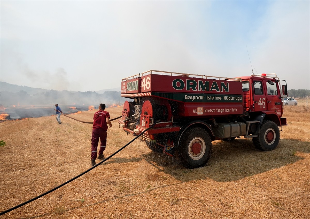 İzmir'in Urla ilçesinin Çeşmealtı Mahallesi'ndeki yerleşim yerlerine yakın ormanlık alanda, henüz...