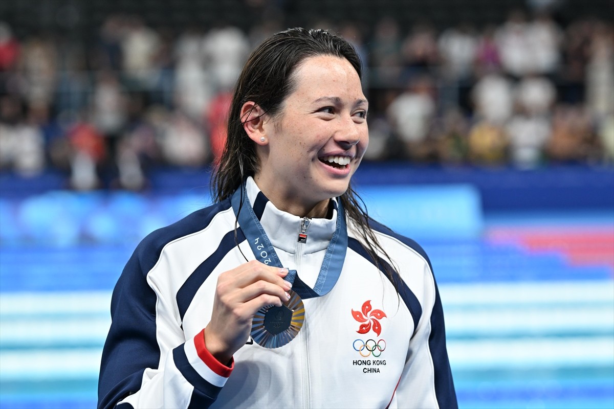 Paris 2024 Olimpiyat Oyunları'nın yüzme branşında kadınlar 200 metre serbestte olimpiyat rekoru...