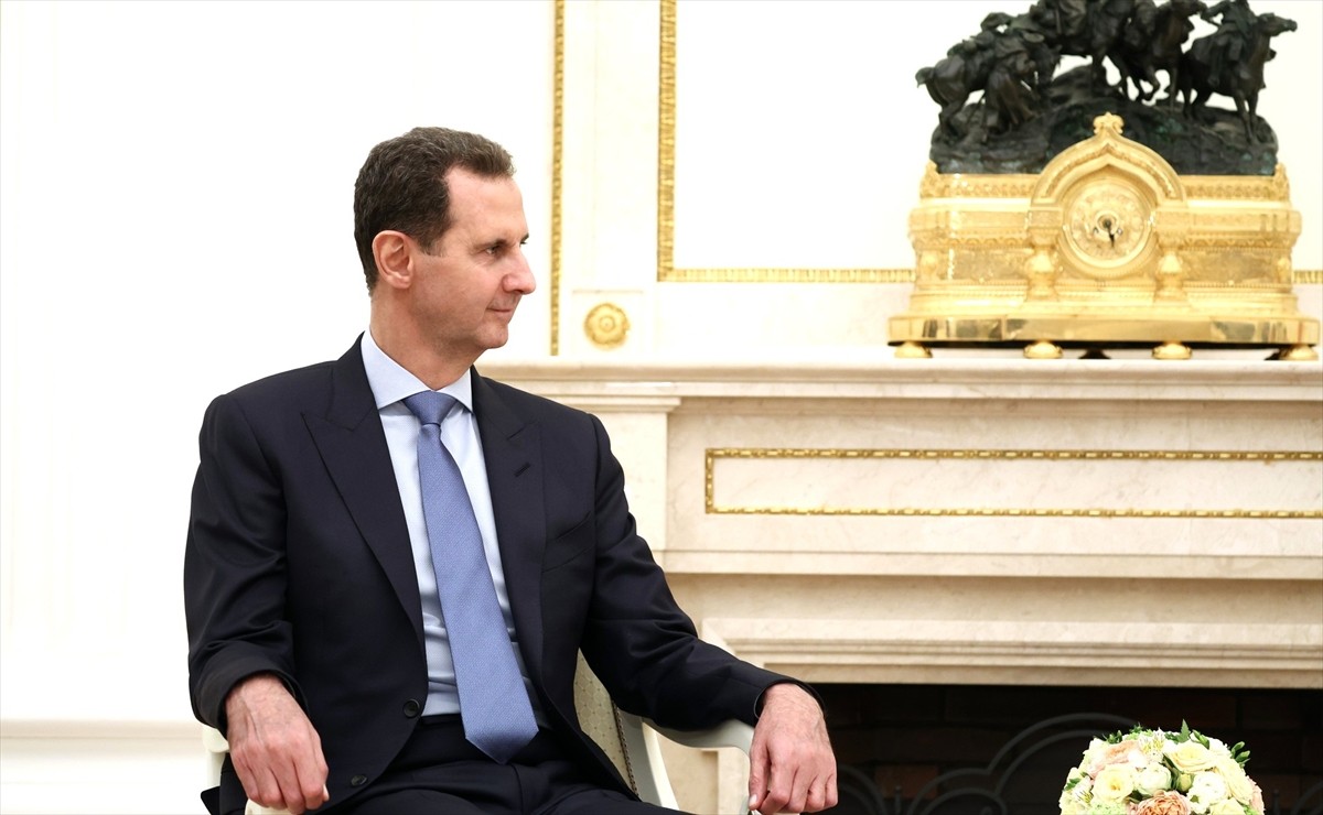 Rusya Devlet Başkanı Vladimir Putin (sağda) ile Suriye Devlet Başkanı Beşşar Esed’in (solda)...