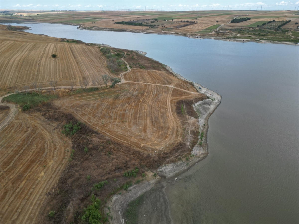 Tekirdağ'ın Marmaraereğlisi ilçesindeki sulama için kullanılan ve ilçedeki bazı mahallere içme...