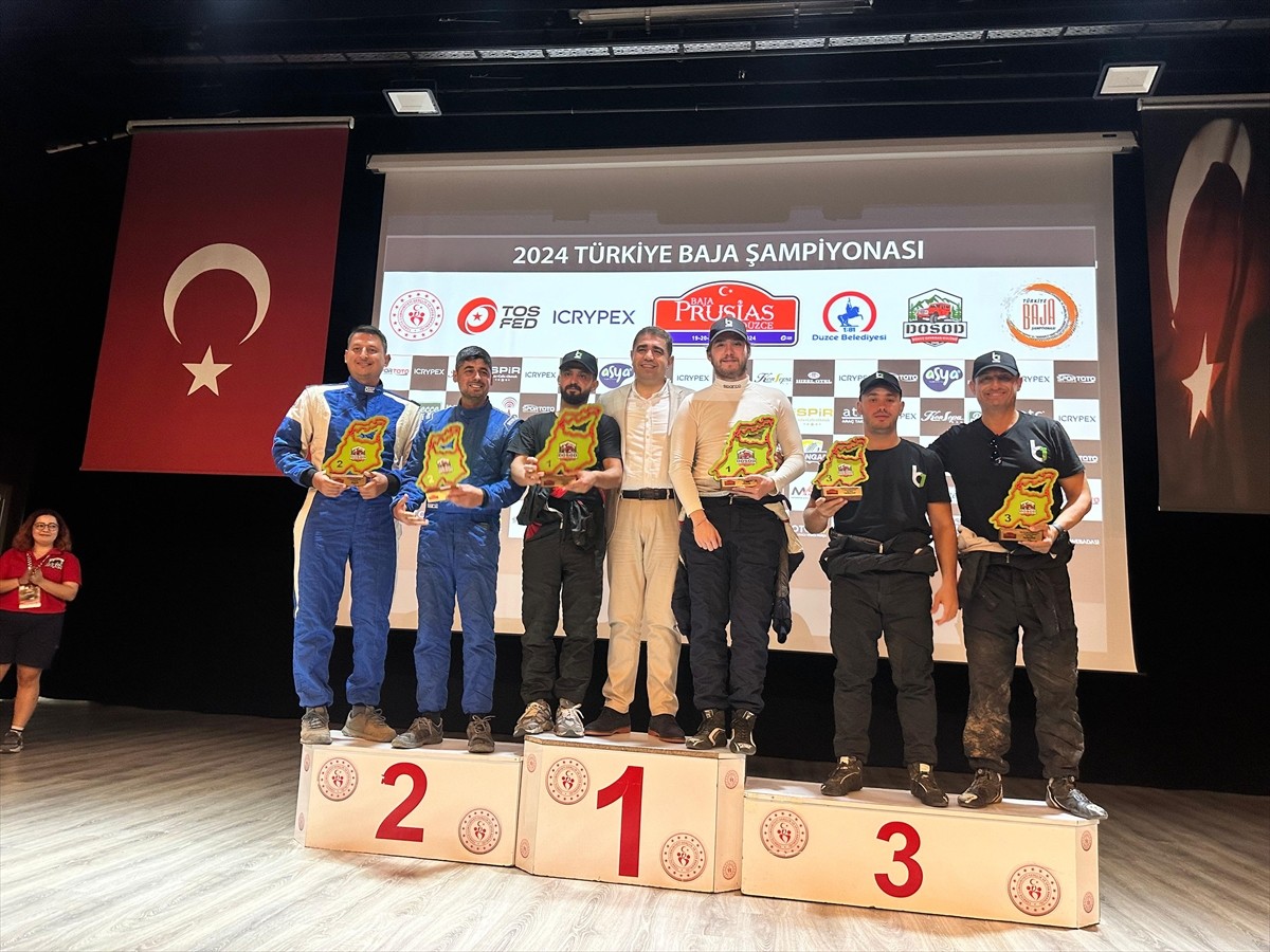 Türkiye Otomobil Sporları Federasyonu (TOSFED) tarafından Düzce'de düzenlenen 2024 Türkiye Baja...