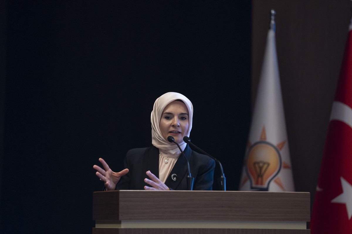 Aile ve Sosyal Hizmetler Bakanı Mahinur Özdemir Göktaş, AK Parti İnsan Hakları Başkanlığınca parti...