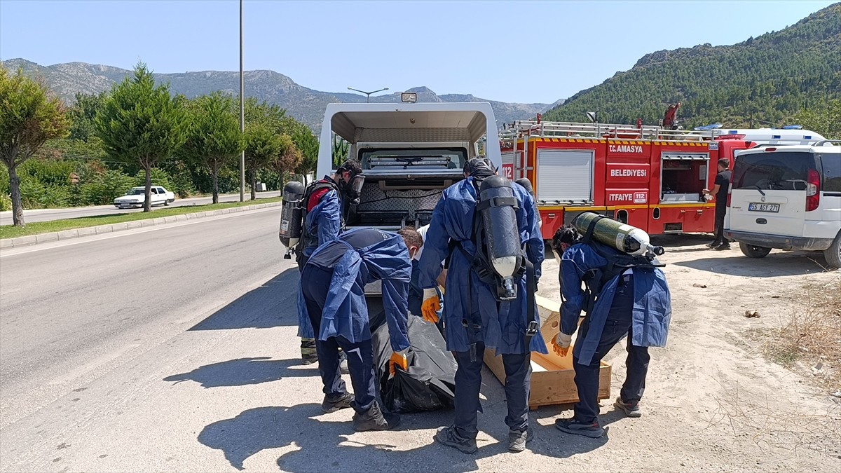 Amasya’da bir inşaatın havalandırma boşluğunda erkek cesedi bulundu.  