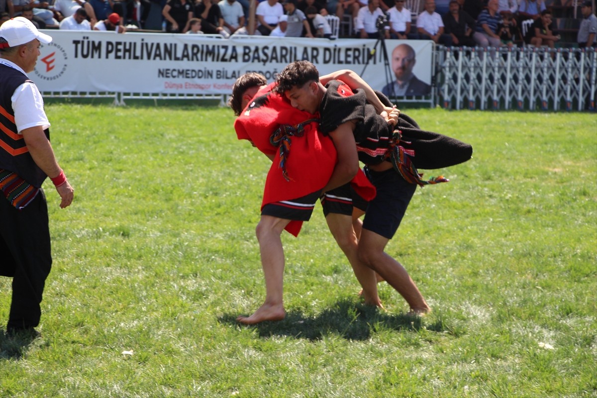 Aşırtmalı Aba Güreşi Türkiye Şampiyonası, Gaziantep'te başladı. Türkiye Geleneksel Güreşler...