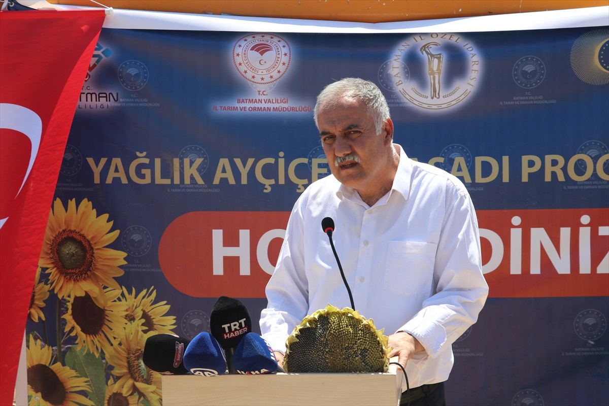 Batman’da bu yıl ilk kez ekimi gerçekleştirilen yağlık ayçiçeği hasadı düzenlenen etkinlikle...