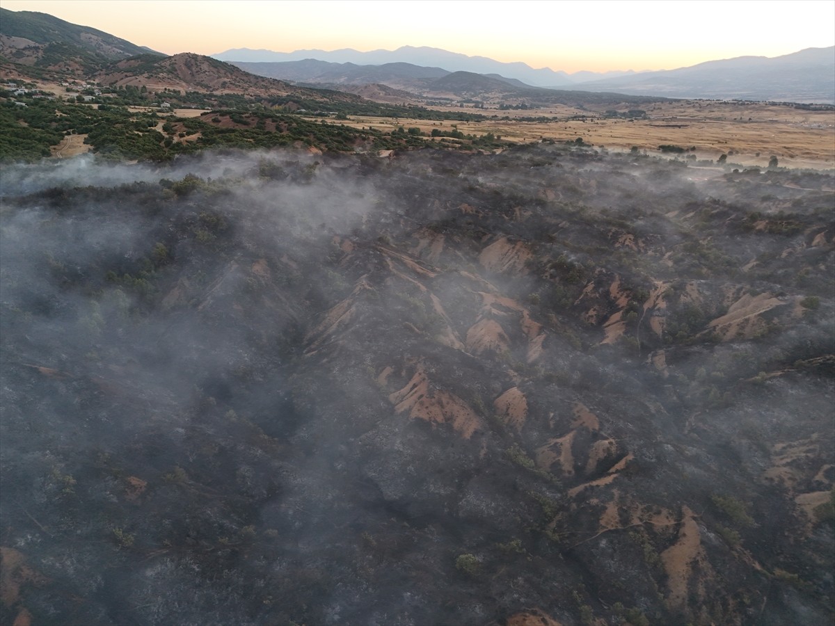 Bingöl'ün Genç ilçesinde çıkan orman yangını ekiplerin müdahalesiyle kontrol altına alındı....