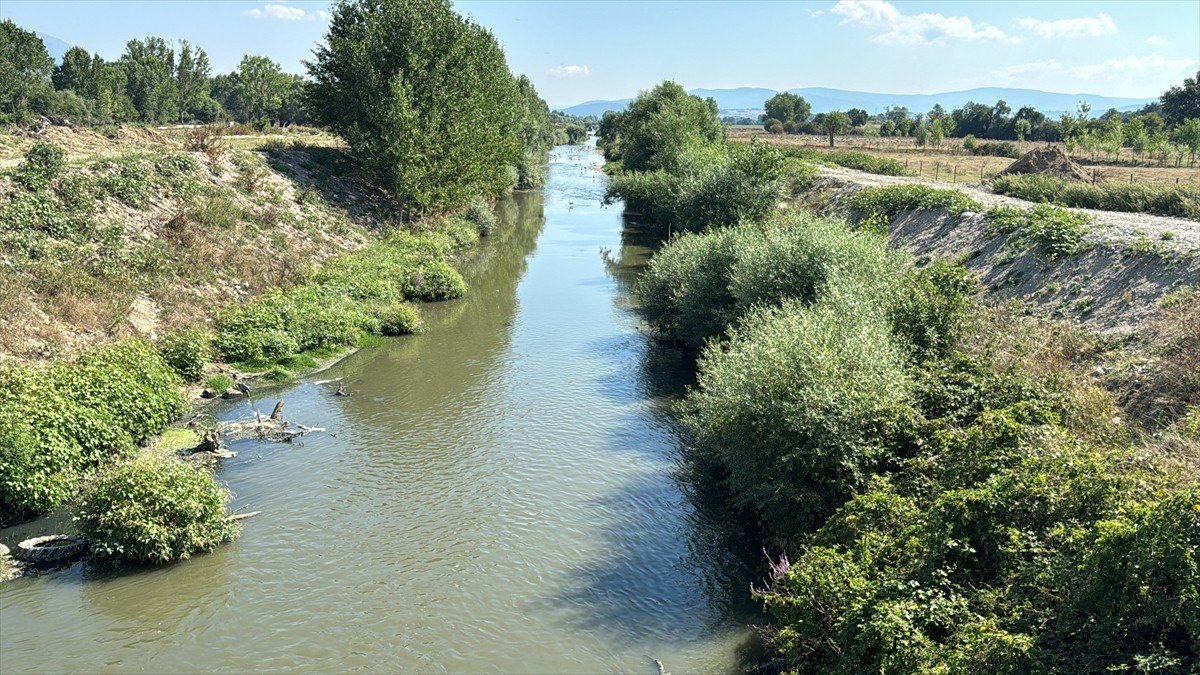  Bolu'da Yeniakçakavak köyü sakinleri, fabrikaların atık bırakması ve belediyenin arıtma tesisinin...