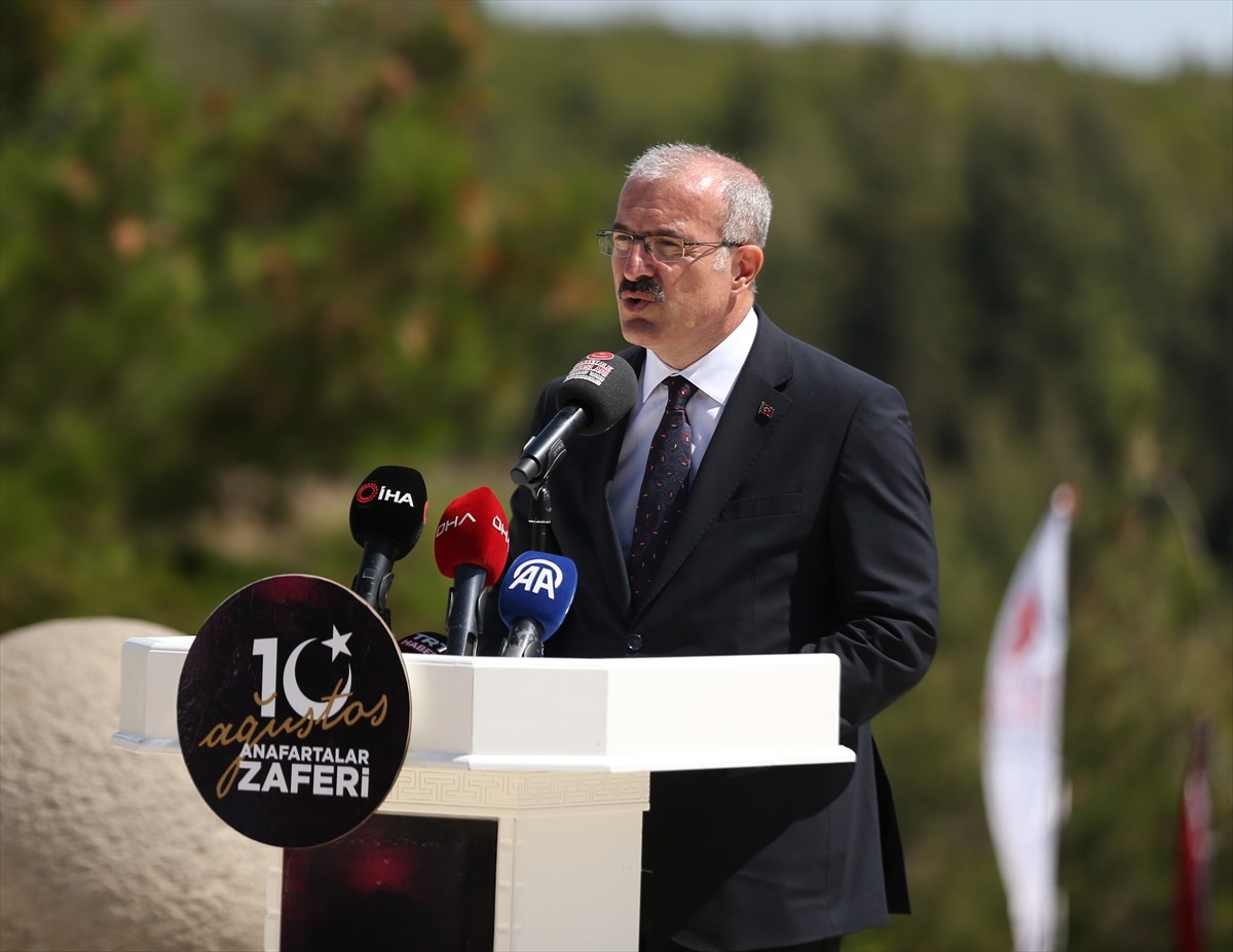 Çanakkale'de, Anafartalar Zaferi'nin 109. yıl dönümü dolayısıyla Tarihi Gelibolu Yarımadası'ndaki...