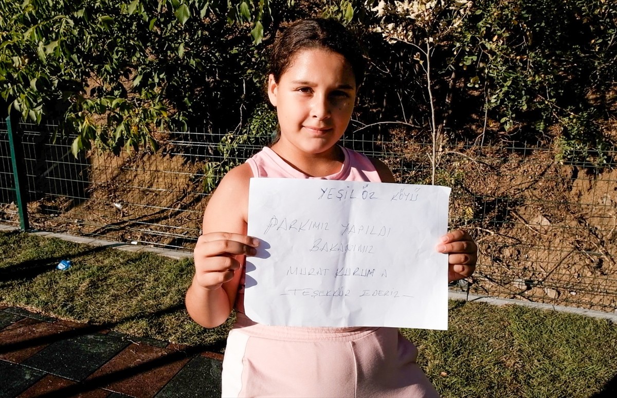 Çevre, Şehircilik ve İklim Değişikliği Bakanlığı, Amasya'nın Yeşilöz Köyü'nde "Park isteriz"...